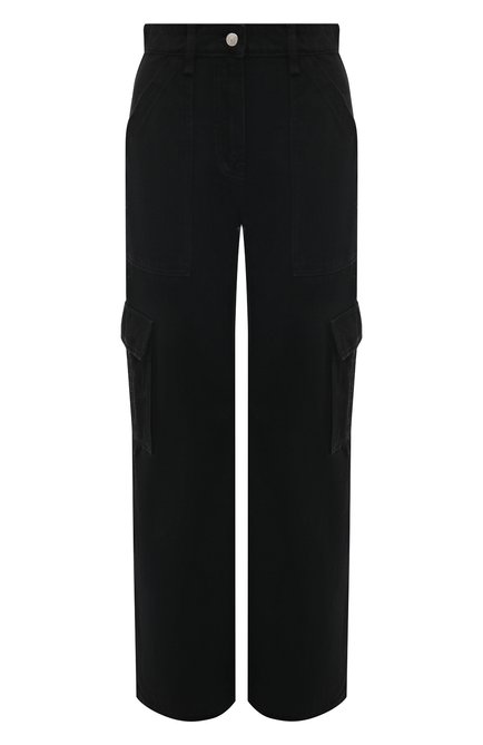 Женские джинсы IRO черного цвета, арт. WP23TIAM | Фото 1 (Материал сплава: Проставлено; Длина (брюки, джинсы): Стандартные; Драгоценные камни: Проставлено; Материал внешний: Хлопок)