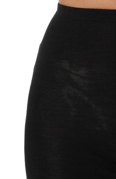 Женские шорты из смеси шерсти и шелка HANRO черного цвета, арт. 071421. | Фото 5 (Материал внешний: Шерсть, Шелк; Женское  Кросс-КТ: Домашние шорты; Материал сплава: Проставлено; Нос: Не проставлено)