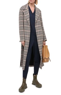 Женский шерстяной комбинезон STELLA MCCARTNEY синего цвета, арт. 601768/S2207 | Фото 2 (Материал внешний: Шерсть; Рукава: Длинные; Длина (брюки, джинсы): Стандартные; Случай: Повседневный; Материал сплава: Проставлено; Драгоценные камни: Проставлено; Женское Кросс-КТ: Комбинезон-одежда)