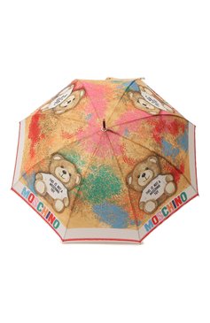 Женский зонт-трость MOSCHINO разноцветного цвета, арт. 8415-63AUT0A | Фото 1 (Материал: Текстиль, Синтетический материал, Металл)