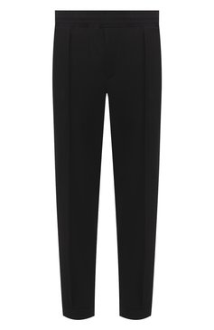 Мужские брюки NEIL BARRETT черного цвета, арт. PBPA799/P009 | Фото 1 (Длина (брюки, джинсы): Стандартные; Случай: Повседневный; Материал внешний: Вискоза)