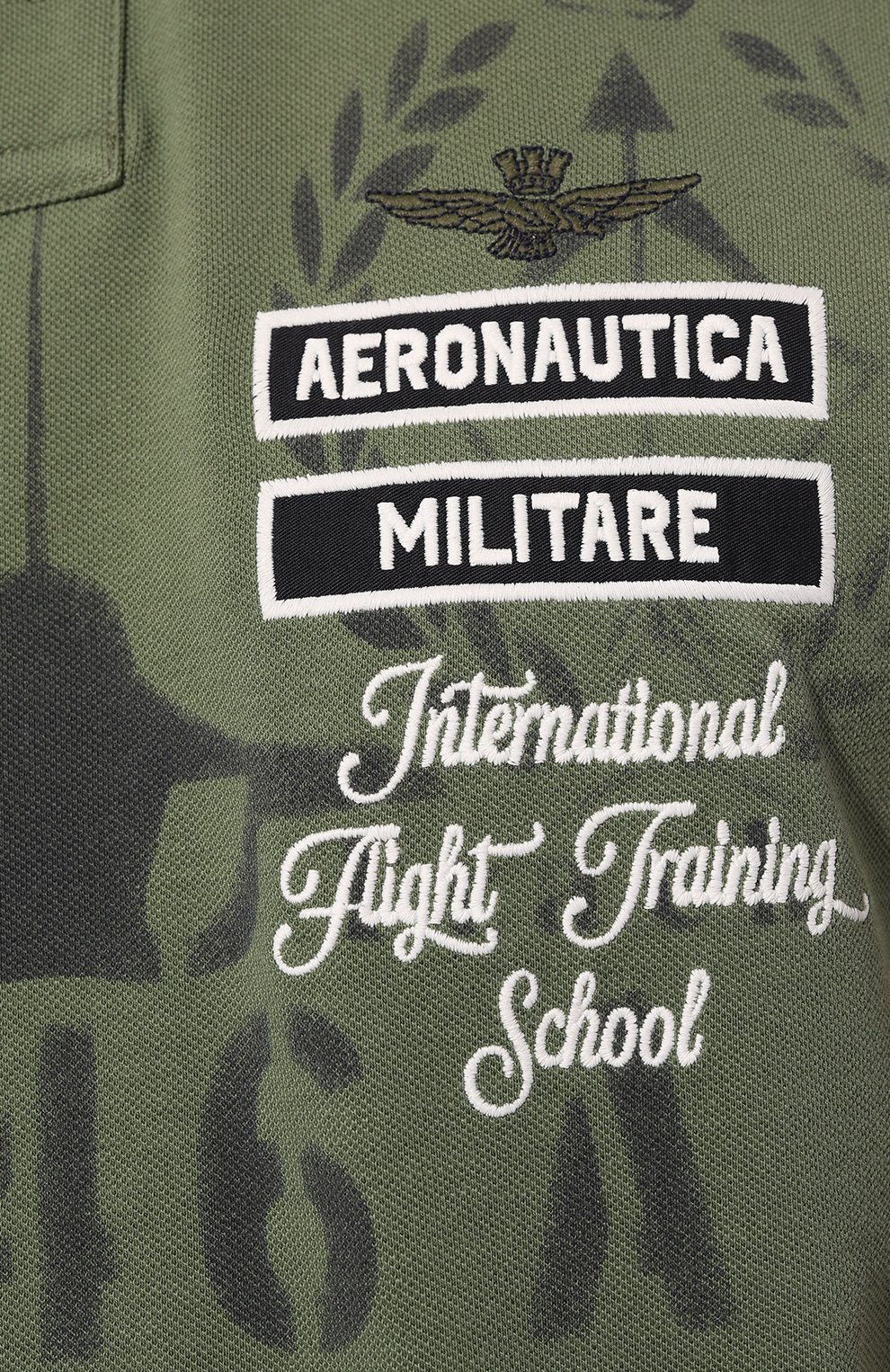 Хлопковое поло Aeronautica Militare 231/P01671P309 Фото 5