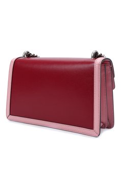 Женская сумка dionysus small GUCCI бордового цвета, арт. 400249/18YQX | Фото 3 (Сумки-технические: Сумки через плечо; Материал: Натуральная кожа; Размер: small)