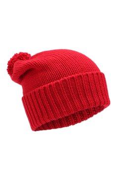 Женская шерстяная шапка WOOLRICH красного цвета, арт. WWACC1460/UF0096 | Фото 1 (Материал: Текстиль, Шерсть; Статус проверки: Проверена категория)