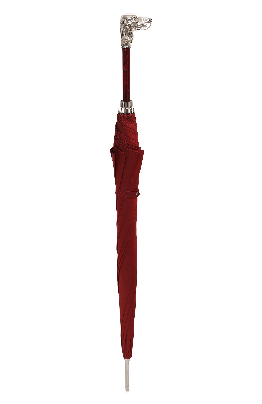 Мужской зонт-трость PASOTTI OMBRELLI красного цвета, арт. 478/RAS0 0XF0RD/4/W40 | Фото 4 (Материал: Текстиль, Синтетический материал, Металл)
