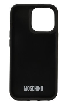 Чехол для iphone 13 pro MOSCHINO черного цвета, арт. A7944/8306 | Фото 2 (Региональные ограничения белый список (Axapta Mercury): Не проставлено; Нос: Не проставлено)