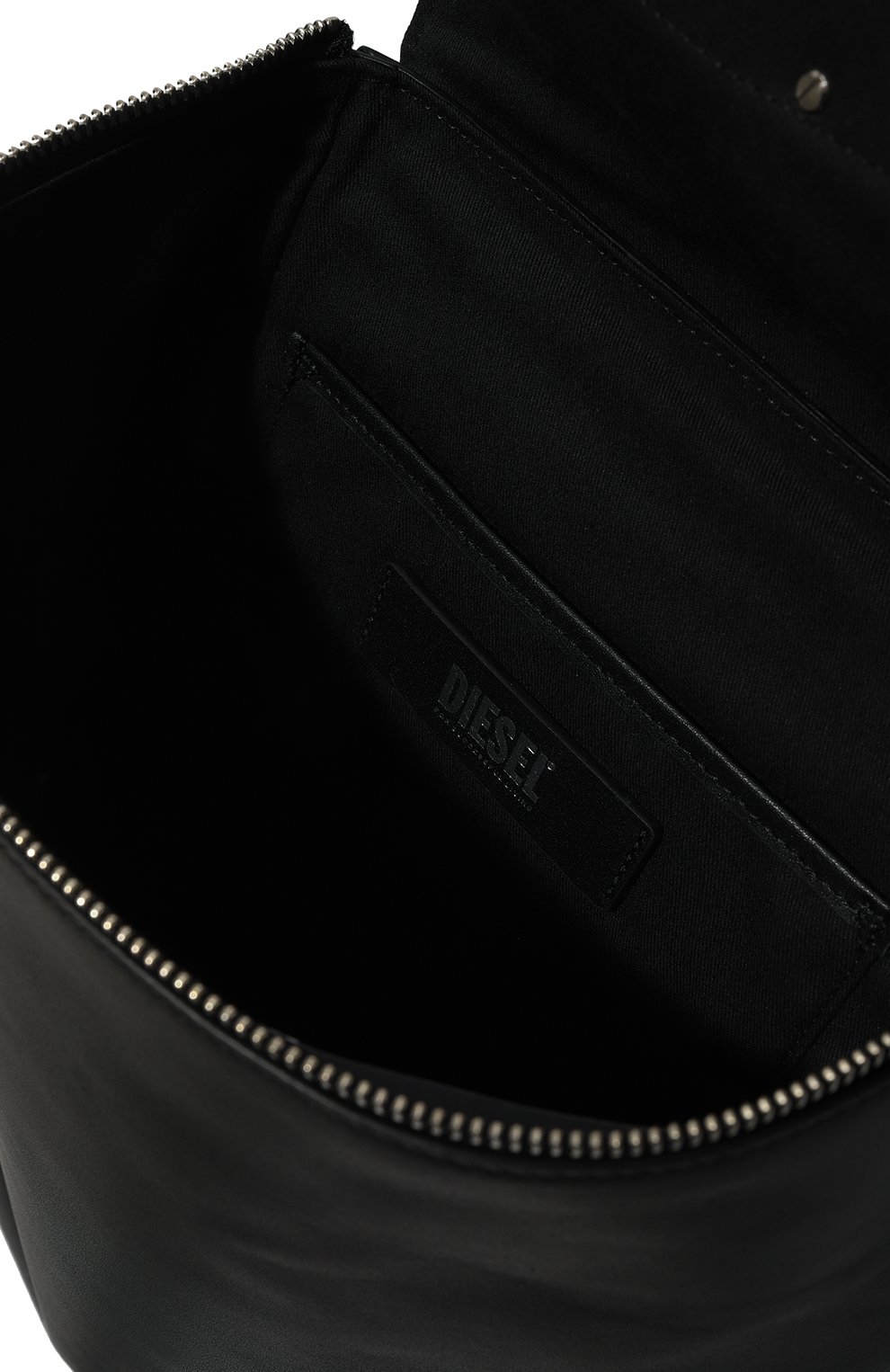 Женский рюкзак 1dr DIESEL черного цвета, арт. X08753/PR818 | Фото 5 (Материал: Натуральная кожа; Стили: Кэжуэл; Размер: large)