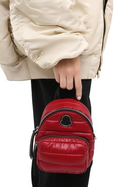 Женский рюкзак kilia small MONCLER красного цвета, арт. F2-09B-5L600-10-02SJN | Фото 5 (Размер: mini; Ремень/цепочка: На ремешке; Материал: Текстиль)