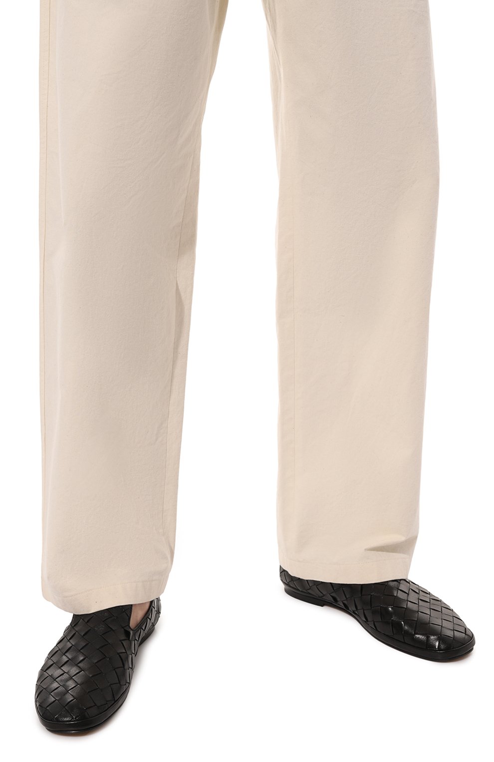 Мужские кожаные лоферы H`D`S`N BARACCO черного цвета, арт. GUINEA.X.0* | Фото 3 (Мужское Кросс-КТ: Лоферы-обувь; Материал внутренний: Натуральная кожа; Стили: Кэжуэл)