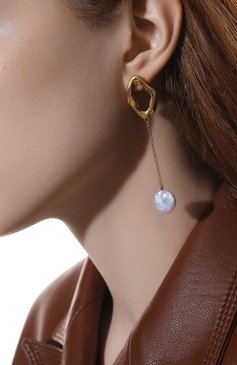 Женские серьги sonia COPINE JEWELRY золотого цвета, арт. SONIAGLD | Фото 2 (Материал: Металл; Статус проверки: Проверена категория)