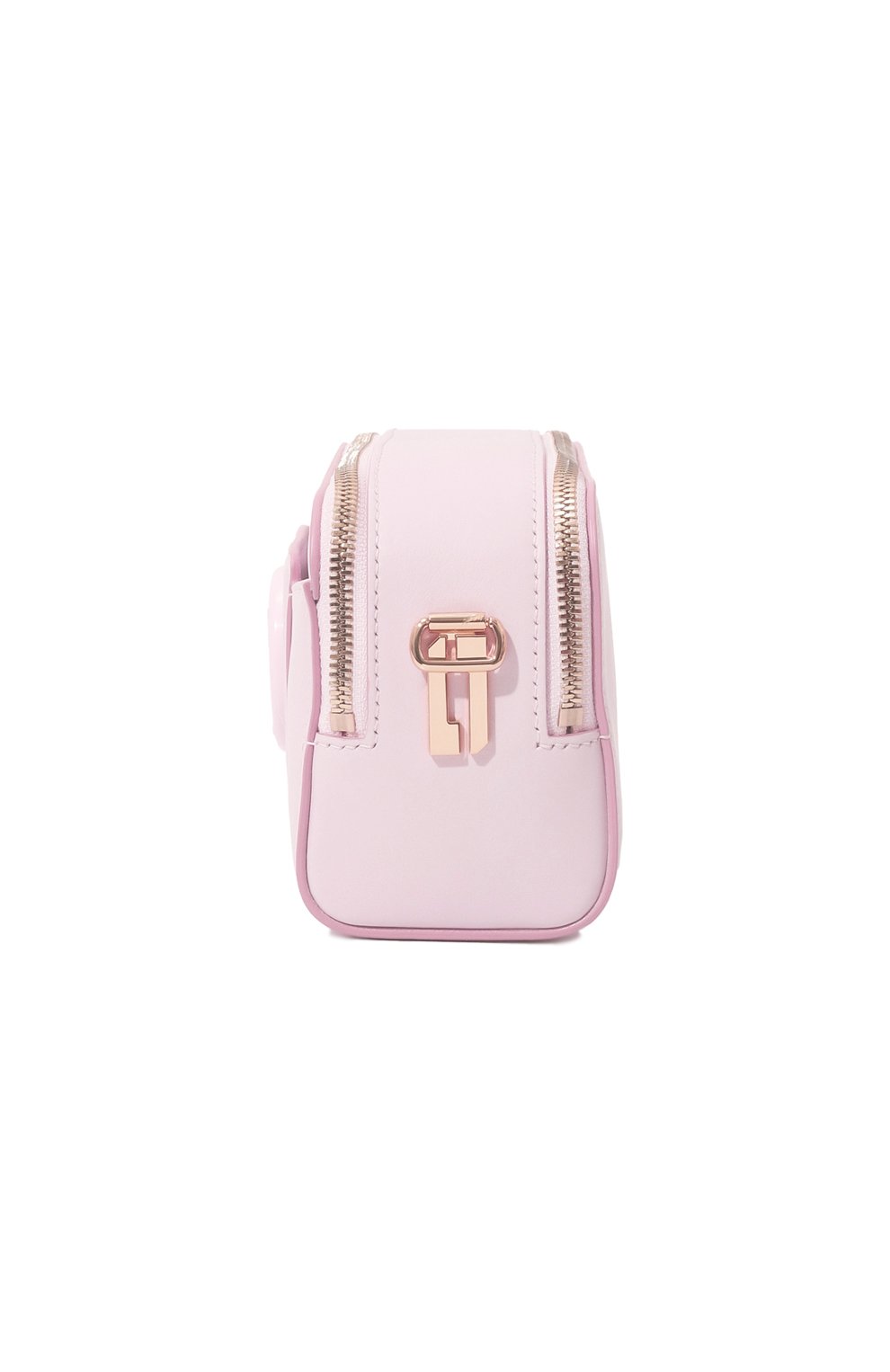 Женская сумка roxane LANCEL розового цвета, арт. A12070 | Фото 4 (Сумки-технические: Сумки через плечо; Материал: Натуральная кожа; Размер: mini; Ремень/цепочка: На ремешке)