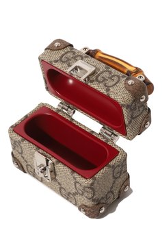 Чехол для airpods pro GUCCI коричневого цвета, арт. 645205 K9GSN | Фото 5