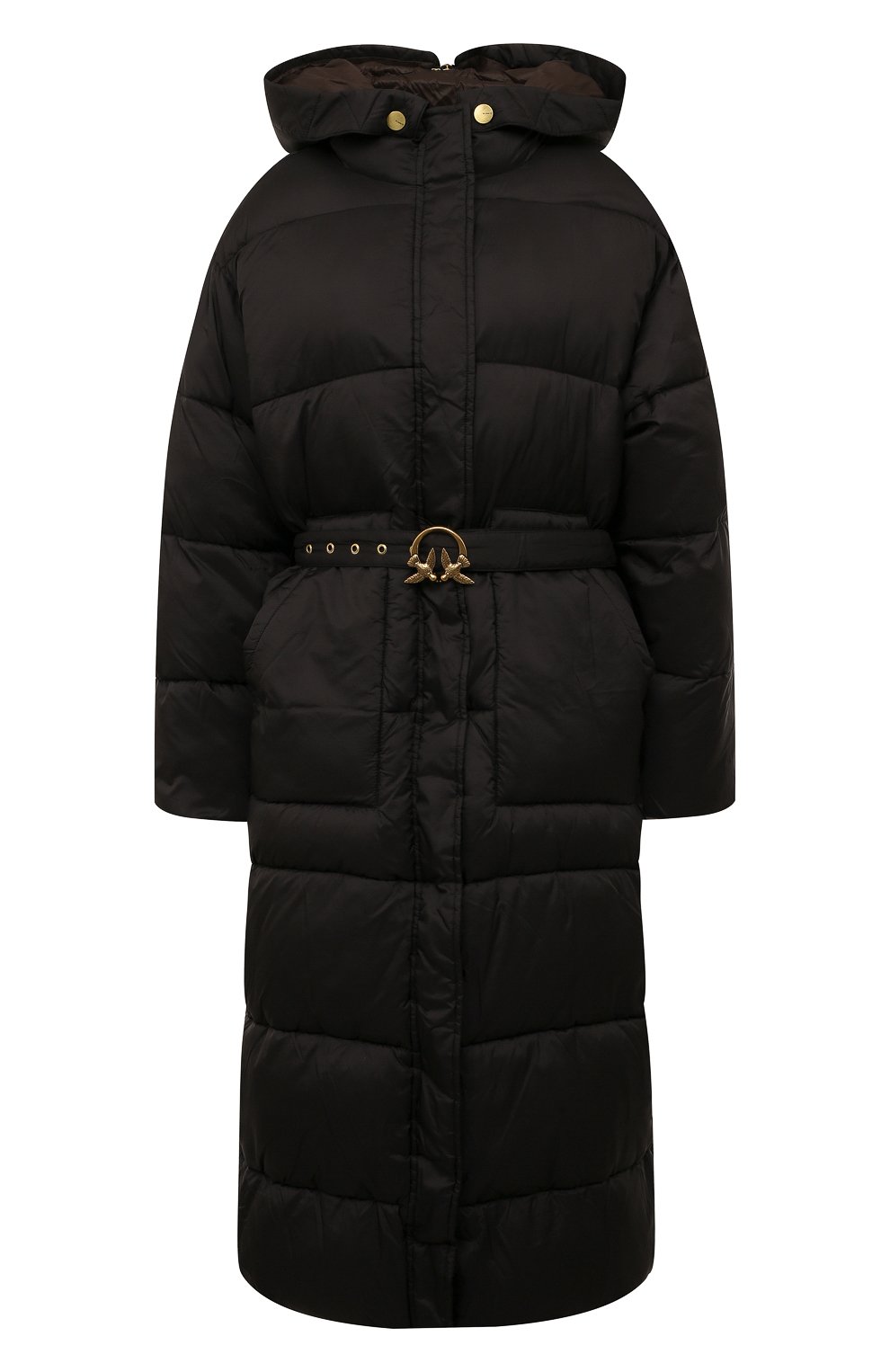 Куртки Pinko, Утепленная куртка Pinko, Китай, Чёрный, Полиамид: 100%; Подкладка-полиамид: 100%; Наполнитель-полиэстер: 100%;, 13025494  - купить