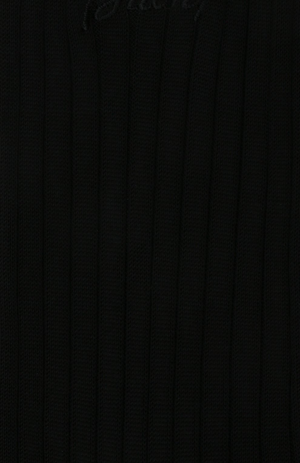 Мужские хлопковые носки BRIONI черного цвета, арт. 0VMC00/P9Z03 | Фото 2 (Кросс-КТ: бельё; Материал сплава: Проставлено; Нос: Не проставлено; Материал внешний: Хлопок)