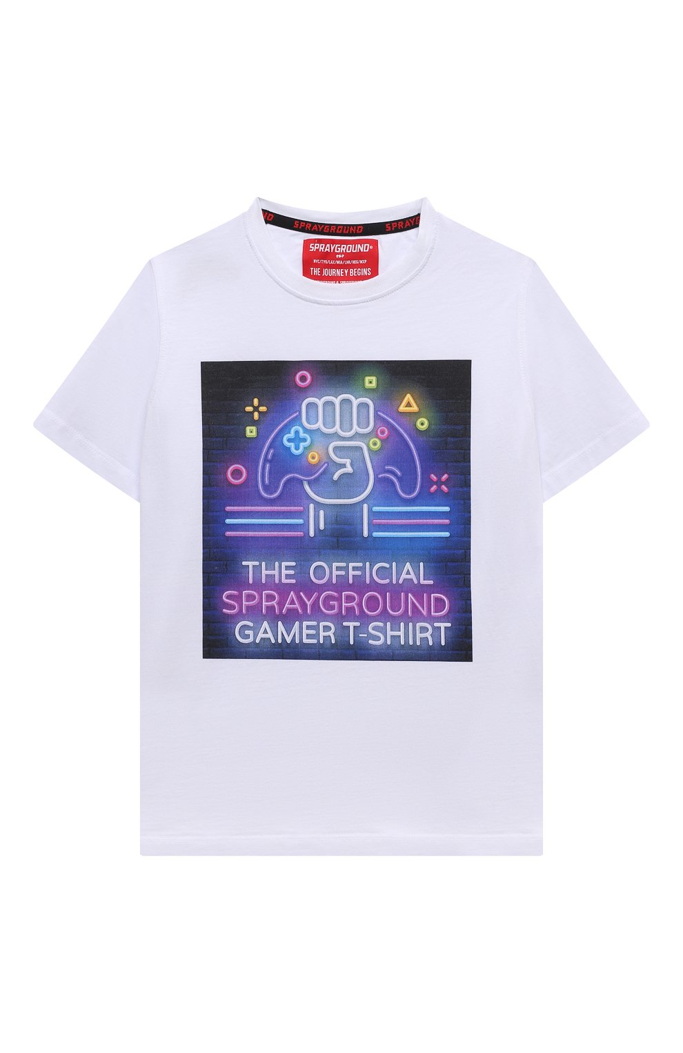 Хлопковая футболка Sprayground