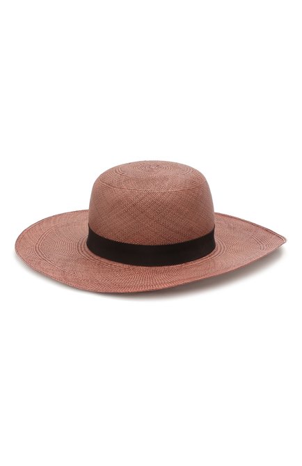 Женская шляпа LORO PIANA коричневого цвета, арт. FAF2556 | Фото 2 (Материал: Растительное волокно; Статус проверки: Проверена категория, Проверено)