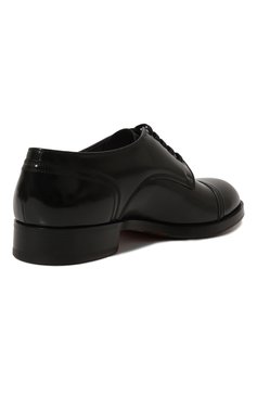 Мужские кожаные дерби SANTONI черного цвета, арт. MCAG18286JG5SN0VN01 | Фото 5 (Региональные ограничения белый список (Axapta Mercury): Не проставлено; Материал внутренний: Натуральная кожа; Материал сплава: Проставлено; Нос: Не проставлено; Стили: Классический)