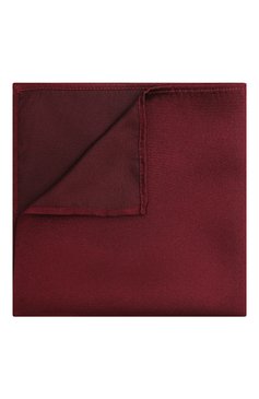 Мужской шелковый платок VAN LAACK бордового цвета, арт. LE0N-ME/K04264 | Фото 1 (Материал: Текстиль, Шелк; Материал сплава: Проставлено; Нос: Не проставлено)