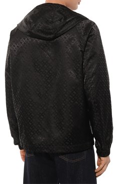 Мужская куртка BOSS черного цвета, арт. 50494294 | Фото 4 (Кросс-КТ: Куртка, Ветровка; Рукава: Длинные; Материал внешний: Синтетический материал; Материал сплава: Проставлено; Драгоценные камни: Проставлено; Длина (верхняя одежда): Короткие; Стили: Кэжуэл)
