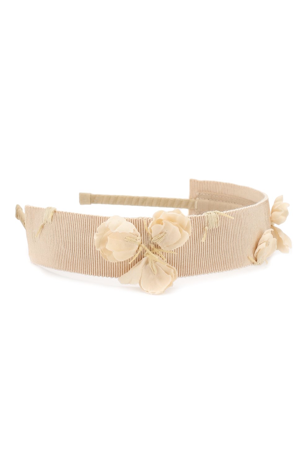 Детского ободок FLOWER ME бежевого цвета, арт. NONM-NS023015S | Фото 2 (Статус проверки: Проверена категория)