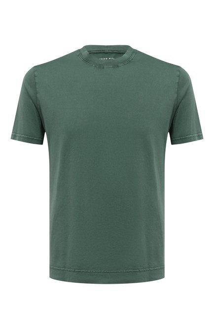 Мужская хлопковая футболка FEDELI зеленого цвета по цене 11900 руб., арт. 6UEF0103 | Фото 1