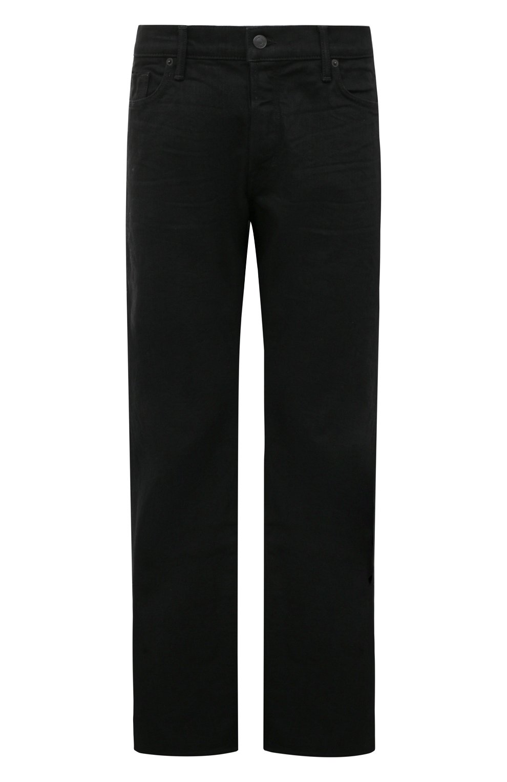 Мужские джинсы TOM FORD черного цвета, арт. BRJ05/TFD002 | Фото 1 (Силуэт М (брюки): Прямые; Кросс-КТ: Деним; Длина (брюки, джинсы): Стандартные; Материал внешний: Хлопок; Статус проверки: Проверено, Проверена категория)