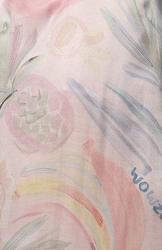Женская сорочка из шелка и хлопка ANY WOWZERS розового цвета, арт. DRS01-BNZP | Фото 5 (Материал внешний: Шелк, Хлопок)