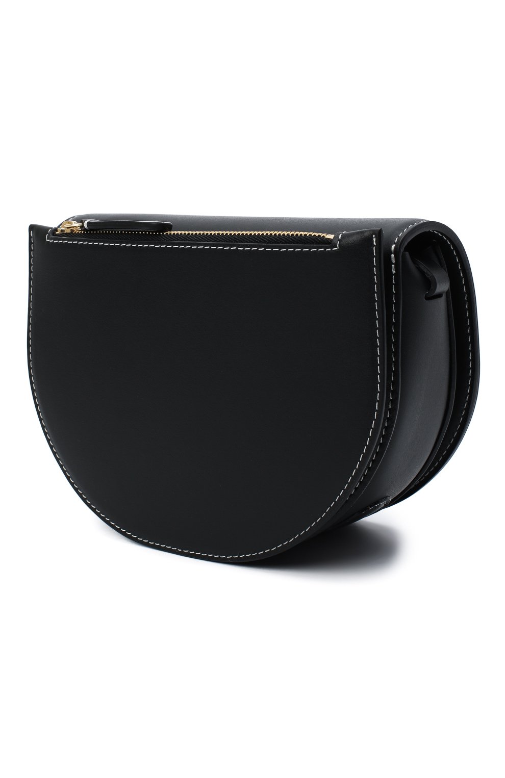 Женская сумка nana WANDLER черного цвета, арт. NANA BAG | Фото 3 (Сумки-технические: Сумки через плечо; Материал: Натуральная кожа; Размер: mini; Ремень/цепочка: На ремешке)