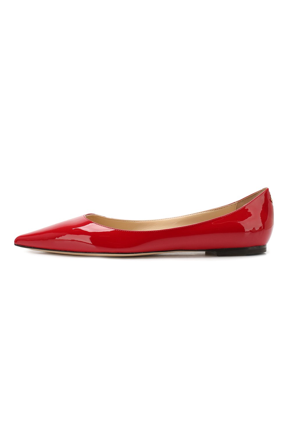 Женские красные кожаные балетки love JIMMY CHOO купить в интернет ...