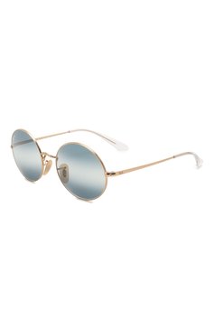 Женские солнцезащитные очки RAY-BAN синего цвета, арт. 1970-001/GA | Фото 1 (Кросс-КТ: С/з-унисекс; Региональные ограничения белый список (Axapta Mercury): RU; Тип очков: С/з; Очки форма: Круглые; Оптика Гендер: оптика-унисекс)