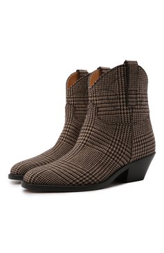 Женские текстильные казаки jayme RALPH LAUREN коричневого цвета, арт. 800857455 | Фото 1 (Женское Кросс-КТ: Казаки-ботинки; Материал внешний: Текстиль; Каблук высота: Низкий; Материал внутренний: Натуральная кожа; Каблук тип: Устойчивый; Материал утеплителя: Без утеплителя; Подошва: Плоская)