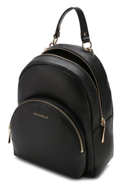 Женский рюкзак alpha COCCINELLE черного цвета, арт. E1 FS5 14 01 01 | Фото 4 (Размер: medium; Материал: Натуральная кожа; Стили: Кэжуэл)