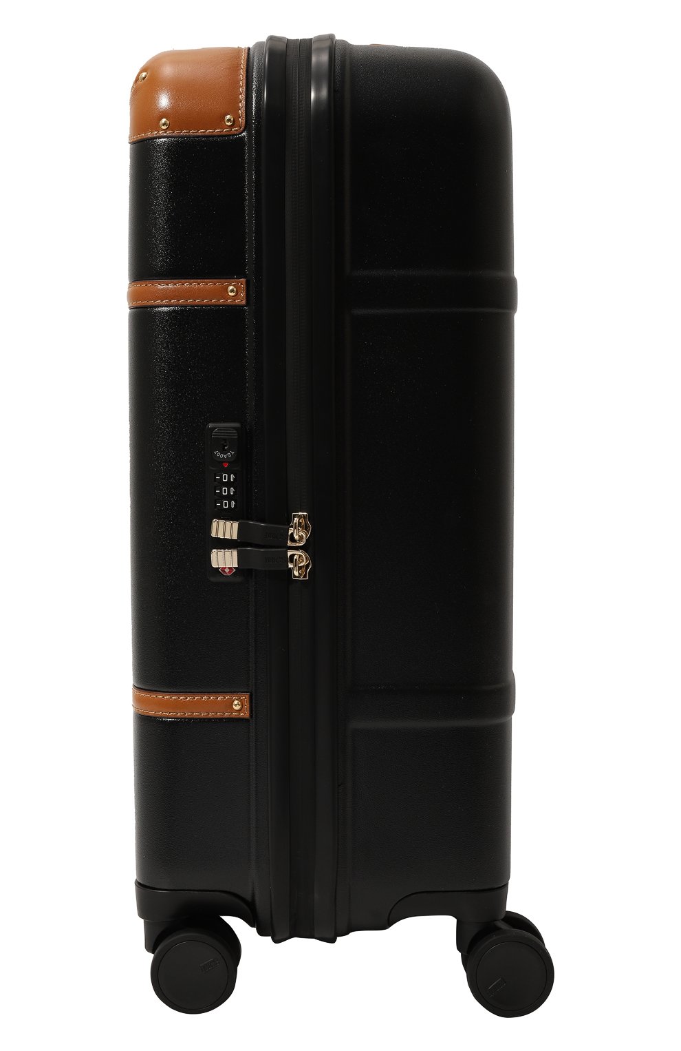 Женский дорожный чемодан BRIC`S черного цвета, арт. BBG28301.902 | Фото 3 (Материал: Экокожа; Размер: large)