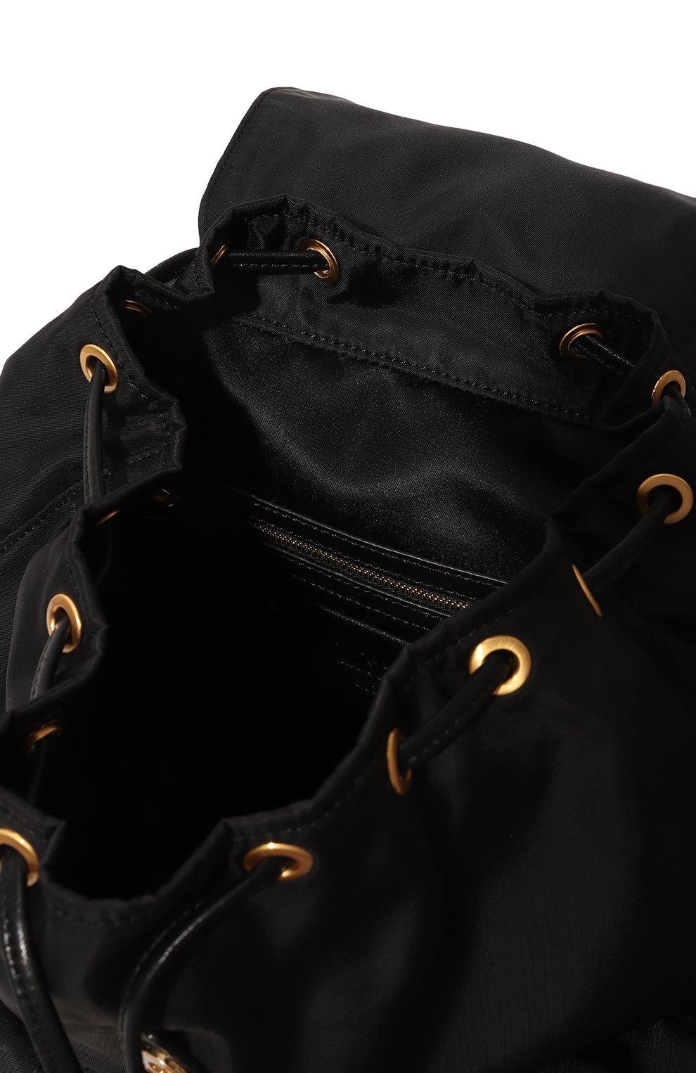 Женский рюкзак MOSCHINO черного цвета, арт. 2317 B7601/8202 | Фото 5 (Размер: medium; Материал: Текстиль; Стили: Кэжуэл)