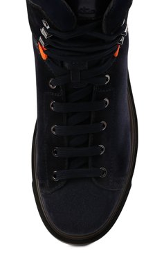 Мужские замшевые ботинки SANTONI темно-синего цвета, арт. MGSG17859DDAKWRNU60 | Фото 6 (Мужское Кросс-КТ: Ботинки-обувь, зимние ботинки; Материал внутренний: Натуральная кожа, Текстиль; Региональные ограничения белый список (Axapta Mercury): RU; Материал сплава: Проставлено; Подошва: Массивная; Драгоценные камни: Проставлено; Материал внешний: Замша; Длина стельки: 27,6, 28, 28,9, 24,2, 24,7, 25,1, 25,5, 25,9, 26,4, 26,8, 27,2)