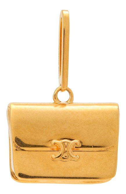 Женская подвеска CELINE золотого цвета, арт. 46X516BRA | Фото 1 (Материал: Металл)