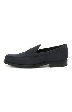 Мужские замшевые пенни-лоферы TOD’S темно-синего цвета, арт. XXM0ZF0Q920RE0 | Фото 3 (Материал внутренний: Натуральная кожа; Региональные ограничения белый список (Axapta Mercury): RU; Стили: Классический; Материал внешний: Замша; Статус проверки: Проверена категория; Длина стельки: 29, 29,4, 29,8, 30,3, 30,7, 31,1, 24,8, 25,2, 25,7, 26,1, 26,5, 26,9, 27,4, 27,8, 28,2, 28,6; ширина носка стельки: 9, 9,3; толщина подошвы: 1)