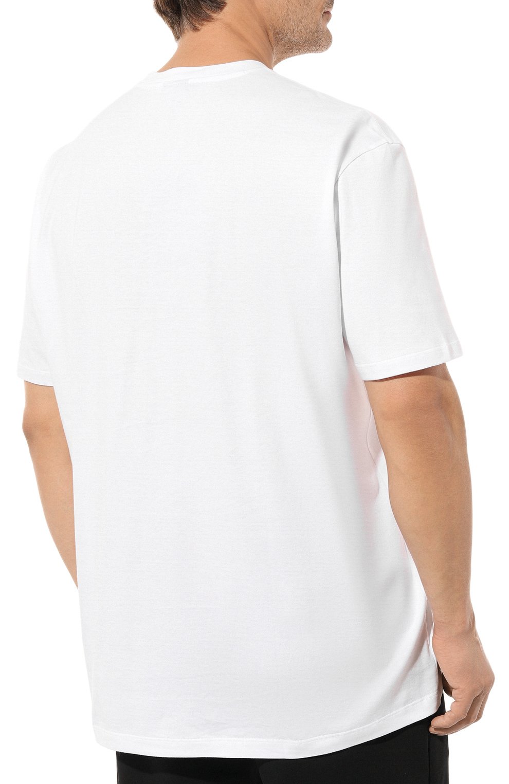 Хлопковая футболка Paul&Shark 13311622/3XL-6XL, цвет белый, размер 58 13311622/3XL-6XL - фото 4