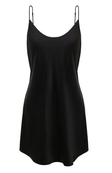 Женская шелковая сорочка LA PERLA черного цвета, арт. 0020291 | Фото 1 (Материал внешний: Шелк)