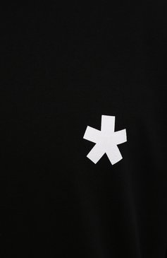 Мужская хлопковая футболка COMME DES FUCKDOWN черного цвета, арт. CDFU1242 | Фото 5 (Длина (для топов): Стандартные; Принт: С принтом; Материал внешний: Хлопок; Стили: Спорт-шик; Рукава: 3/4)