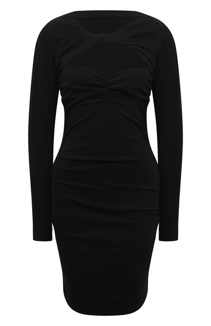 Женское хлопковое платье IRO черного цвета по цене 39950 руб., арт. WM33S0A | Фото 1