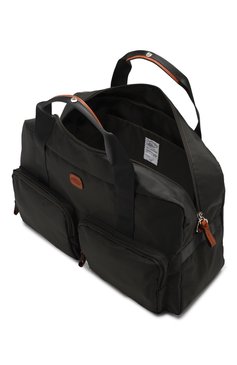 Женская дорожная сумка x-travel BRIC`S черного цвета, арт. BXL42192 | Фото 3 (Ремень/цепочка: На ремешке; Материал: Текстиль; Размер: large)