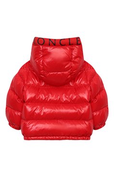 Детского комплект из комбинезона и куртки MONCLER красного цвета, арт. G2-951-1F517-20-68950/9-12M | Фото 3 (Кросс-КТ НВ: Верхняя одежда-одежда, Утепленные)