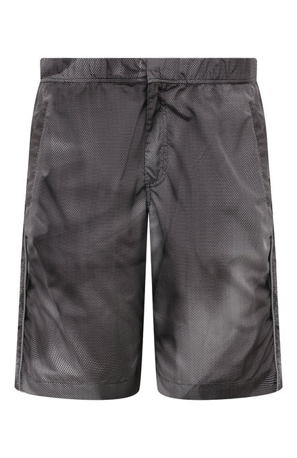 Мужские шорты 44 LABEL GROUP серого цвета, арт. B0030453 | Фото 1 (Длина Шорты М: До колена; Материал внешний: Синтетический материал; Драгоценные камни: Проставлено; Материал сплава: Проставлено)