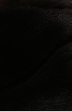 Женская шапка жизель из меха норки FURLAND черного цвета, арт. 0168700110154300112 | Фото 4 (Материал: Натуральный мех)