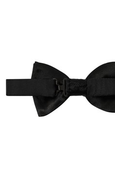 Мужской шелковый галстук-бабочка KITON черного цвета, арт. UPAPC07201 | Фото 3 (Материал: Текстиль, Шелк; Материал сплава: Проставлено; Нос: Не проставлено)