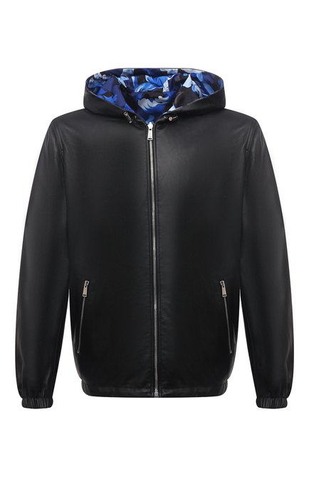 Мужская двусторонняя куртка VERSACE черного цвета по цене 299500 руб., арт. 1001605/1A01213 | Фото 1