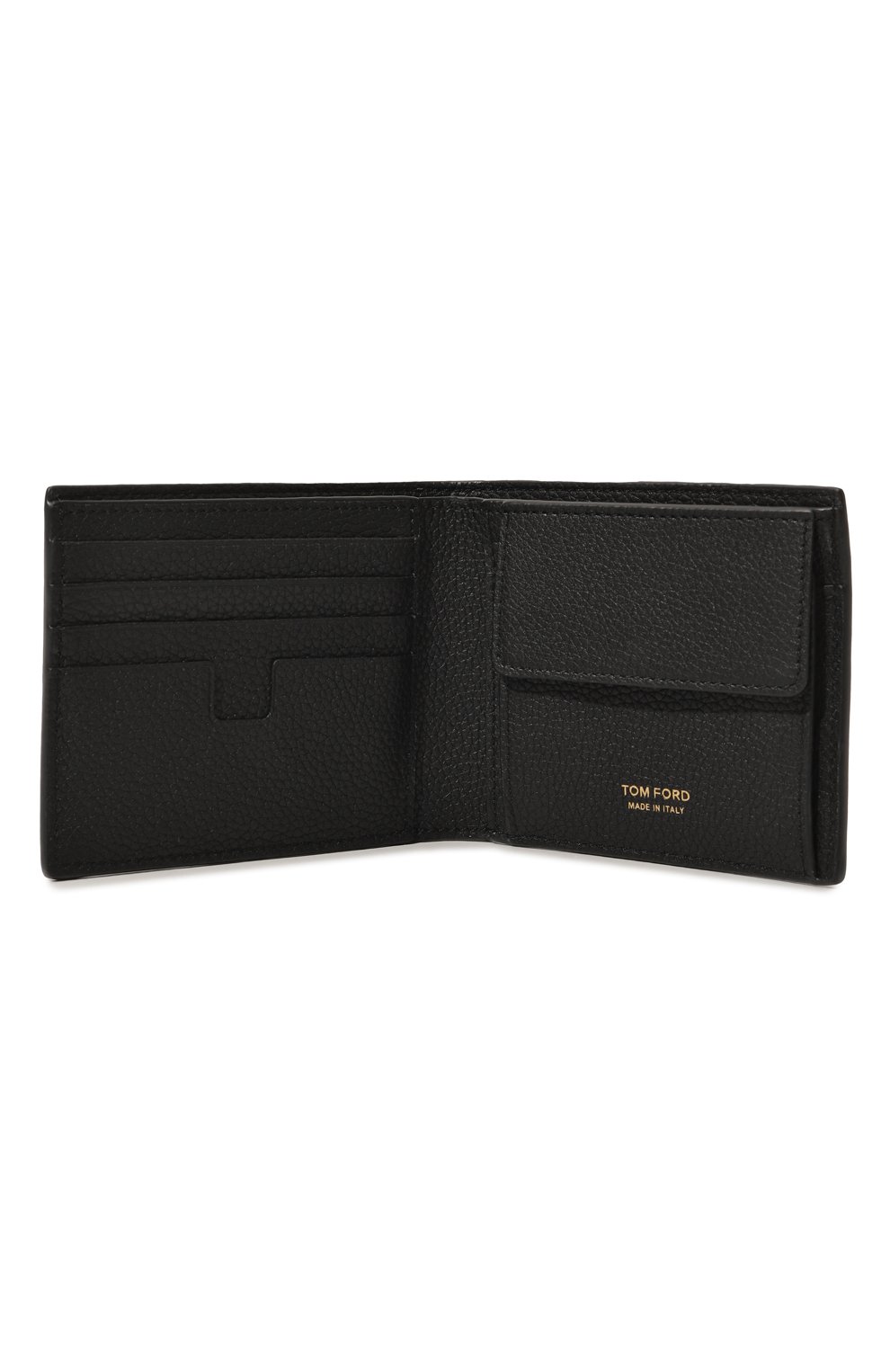 Мужской кожаное портмоне TOM FORD черного цвета, арт. Y0278T-LCL158 | Фото 3 (Материал: Натуральная кожа)