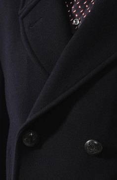 Мужской укороченный кашемировый бушлат BRIONI темно-синего цвета, арт. SHMV0L/07357 | Фото 5 (Материал внешний: Шерсть, Кашемир; Рукава: Длинные; Материал сплава: Проставлено; Стили: Классический; Мужское Кросс-КТ: Верхняя одежда, пальто-верхняя одежда; Ювелирные украшения: Назначено; Драгоценные камни: Проставлено; Длина (верхняя одежда): Короткие)