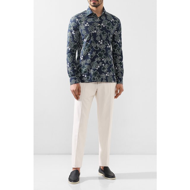 фото Хлопковая рубашка kiton